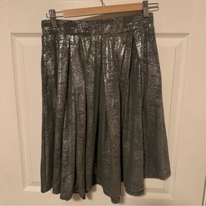 EUC LuLaRoe Metallic Jersey Skirt